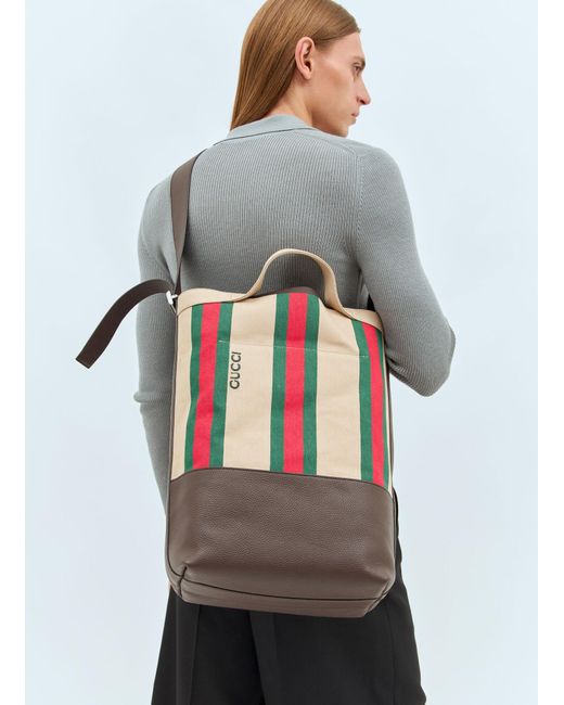 Gucci Gray Large Tote Bag for men