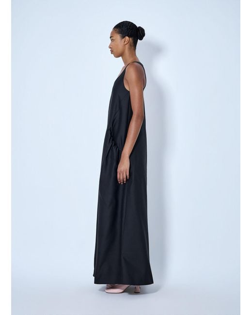 Dries Van Noten Blue Drazero Wool And Silk-Blend Maxi Dress