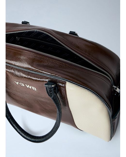Y-3 X WB Brown Bowling Bag