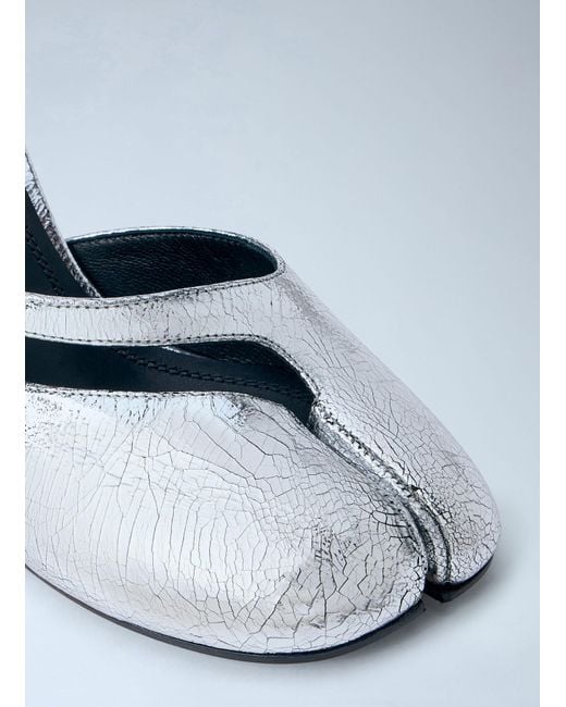 Maison Margiela White Tabi Pump Sandals