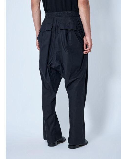 Vivienne Westwood Blue Wide-Leg Drawstring Trousers for men
