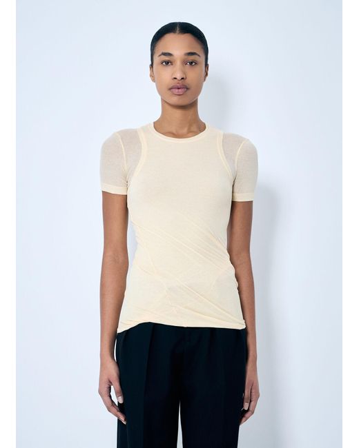 Jil Sander White Layered T-Shirt