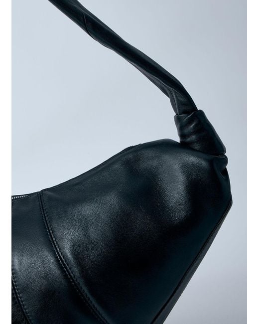 Lemaire Blue Large Croissant Shoulder Bag