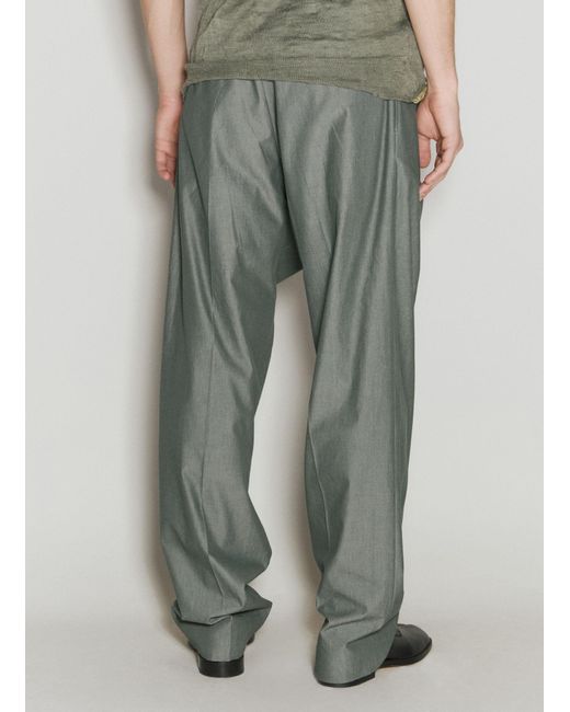 Vivienne Westwood Gray Wreck Pants for men