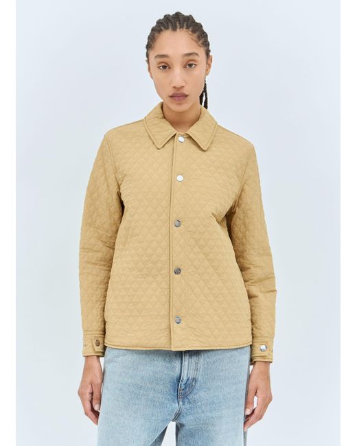 Burberry Natural Reversible Quilted Nylon Jacket