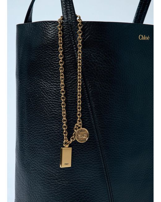 Chloé Blue Chloã Spin Tote Bag