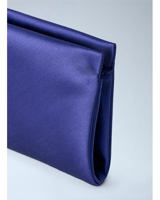 Saint Laurent Blue Evening Clutch