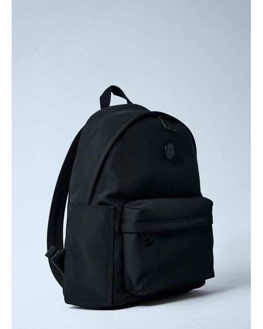 Moncler Blue New Pierrick Metal Logo Backpack for men