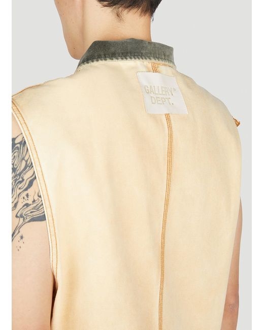 GALLERY DEPT. Natural Logan Vest Jacket for men