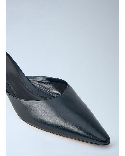 The Row White Liisa Kitten Heels
