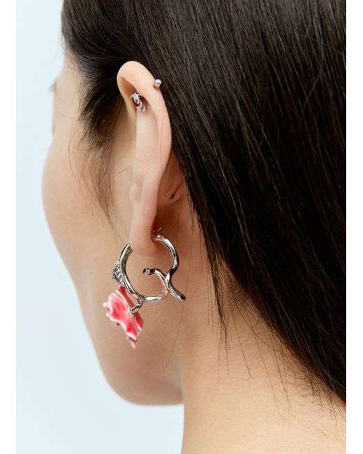 Acne Natural Flower Earrings