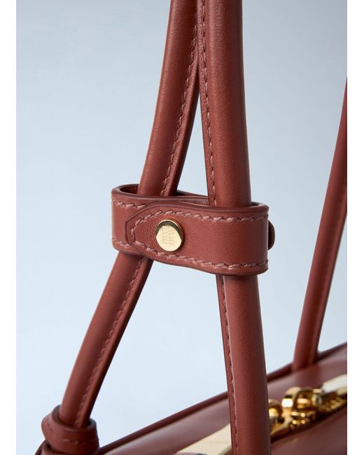 Miu Miu Red Beau Leather Handbag