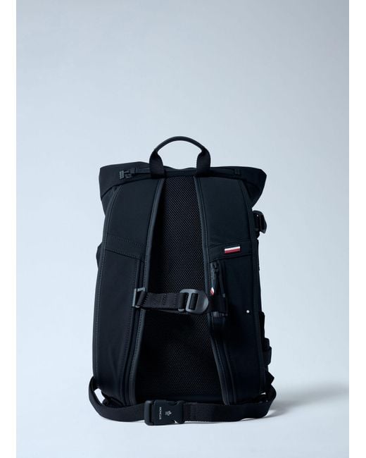 Moncler Blue Logo Motif Backpack for men