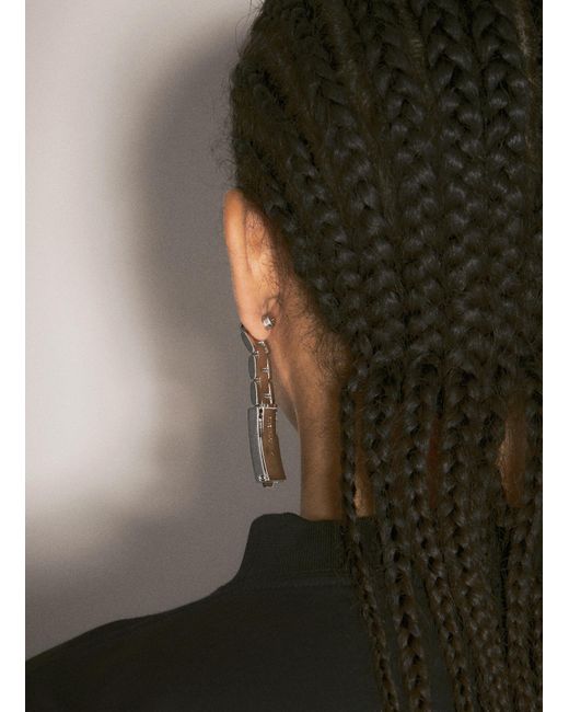 Balenciaga Black 24/7 Long Earrings