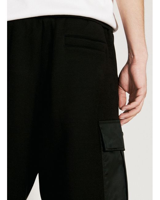 Prada Black Re-nylon Pockets Bermuda Shorts for men