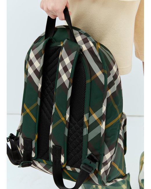 Burberry Green Shield Backpack for men