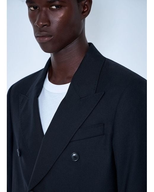 Our Legacy Blue Unconstructed Db Blazer for men