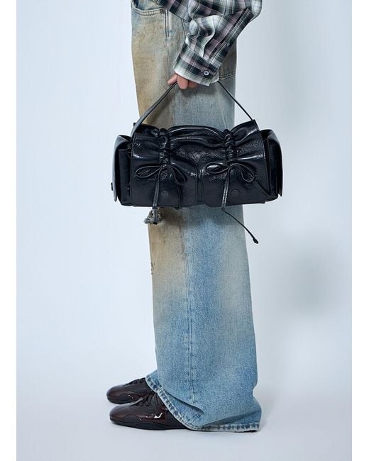 Acne Blue Multipocket Shoulder Bag