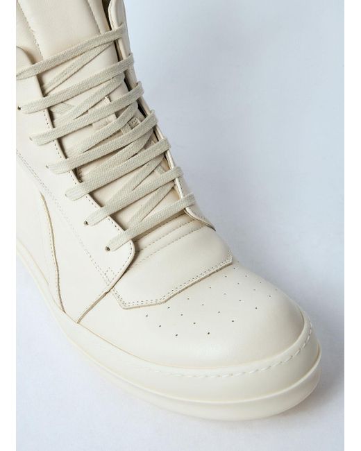 Rick Owens Blue Mega Bumper Geobasket Sneakers for men