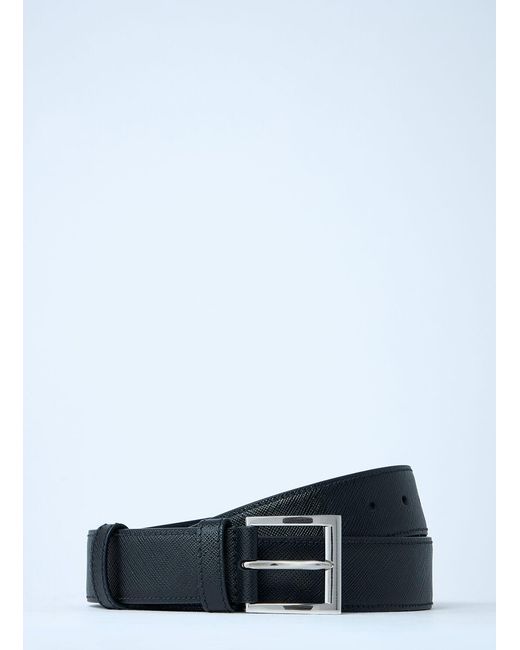 Prada White Leather Belt for men