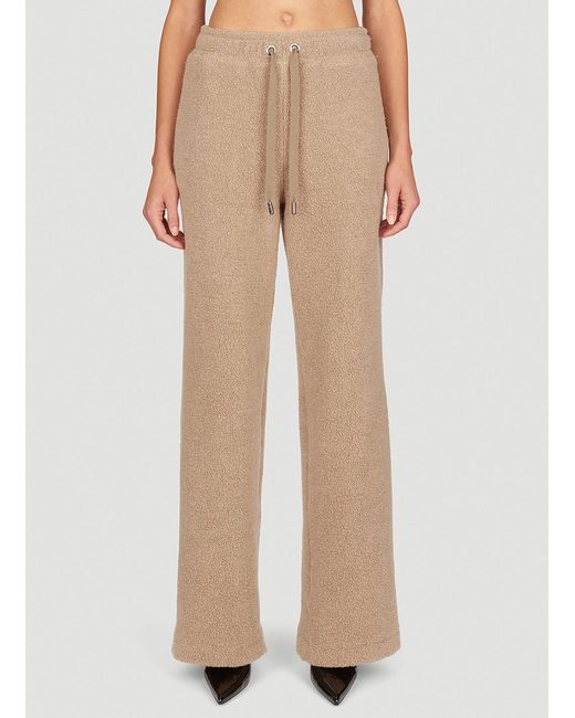 Dolce & Gabbana Natural Terry-cloth Track Pants