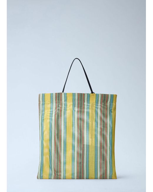 The Row Blue Mini Barn Tote Bag