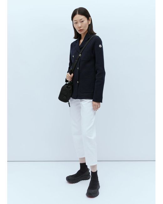 Moncler Blue Woman Jeans It - 38