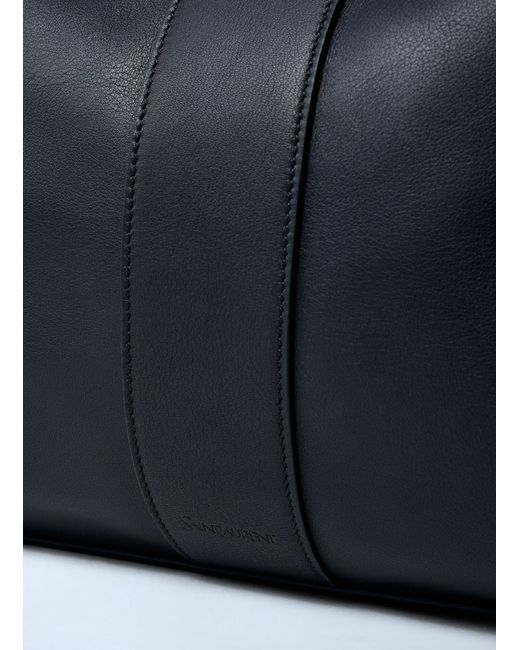 Saint Laurent Blue Large Y-Shaped Leather Tote Bag for men