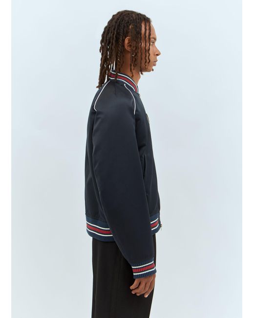 Wales Bonner Blue Marvel Bomber Jacket for men