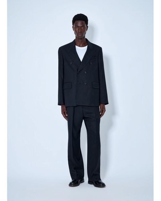 Our Legacy Blue Unconstructed Db Blazer for men