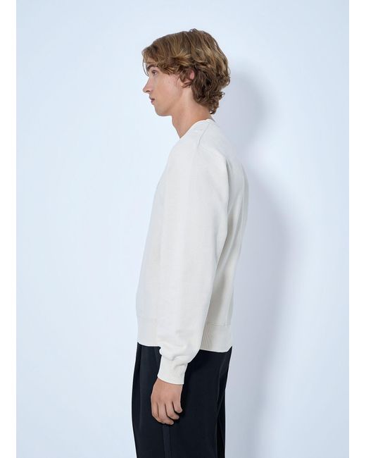 Saint Laurent White Nouvelle Crewneck for men