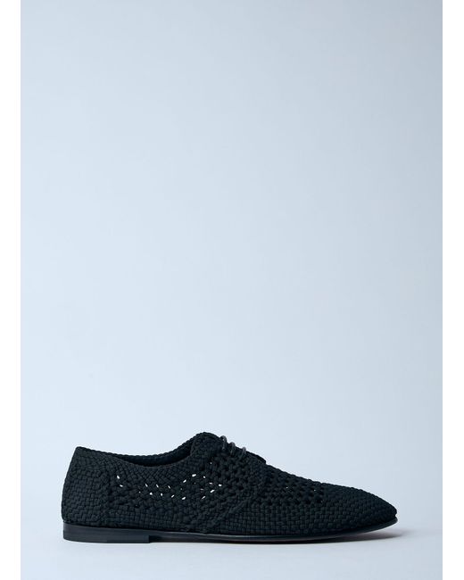 Dolce & Gabbana Multicolor Woven Derby Shoes for men