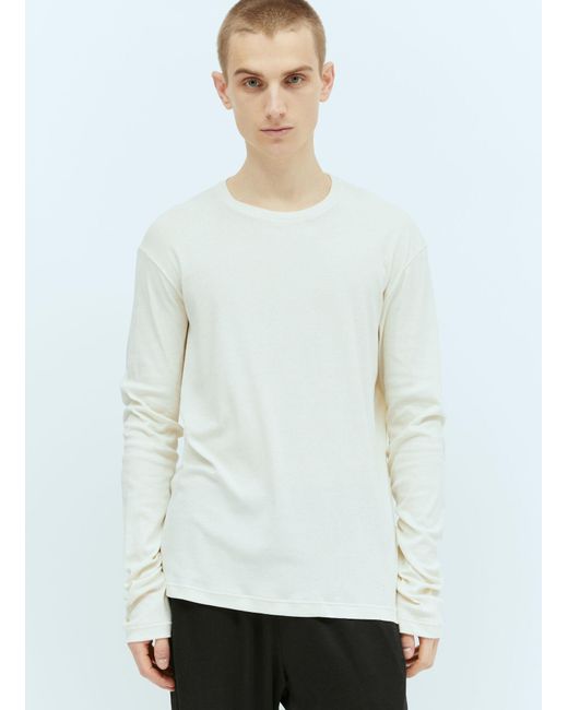 Jil Sander Gray + Set Of Three T-shirts for men