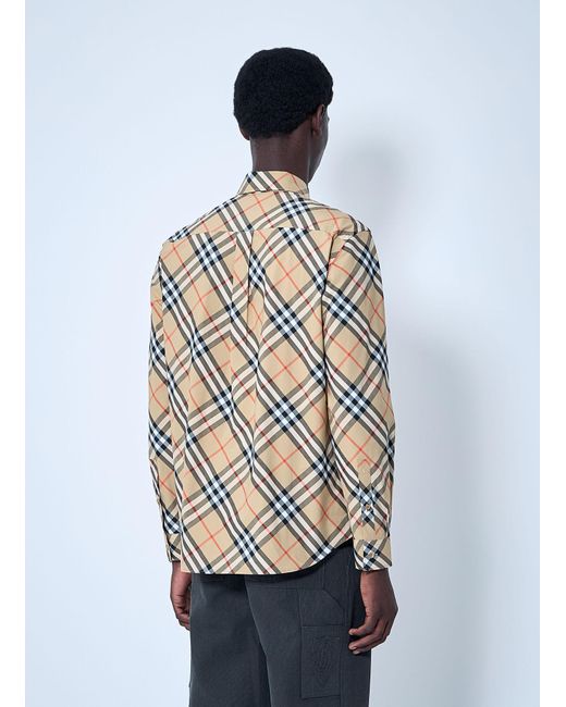 Burberry Multicolor Check Shirt for men