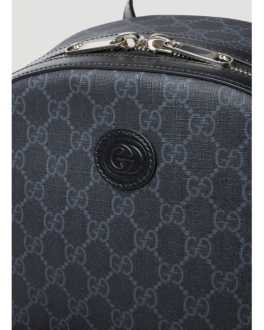 Gucci Blue Gg Backpack for men