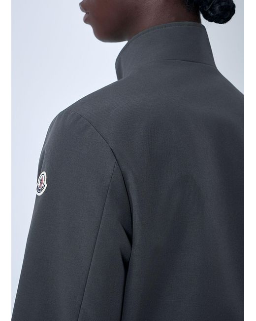 Moncler Blue Prieure Reversible Down Bomber Jacket for men