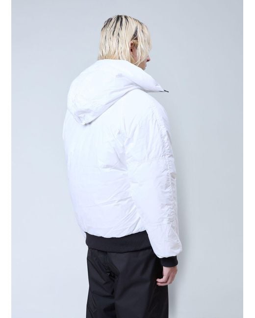 Canada Goose White Chilliwack Bomber Jacket