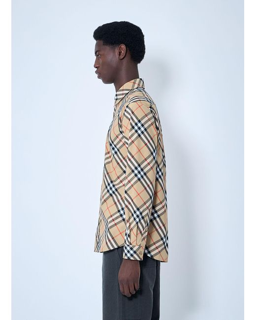 Burberry Multicolor Check Shirt for men