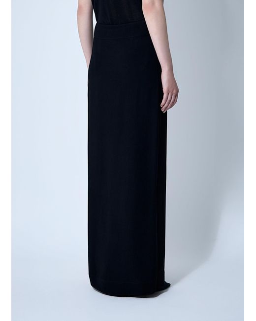 Totême  Blue High Slit Skirt