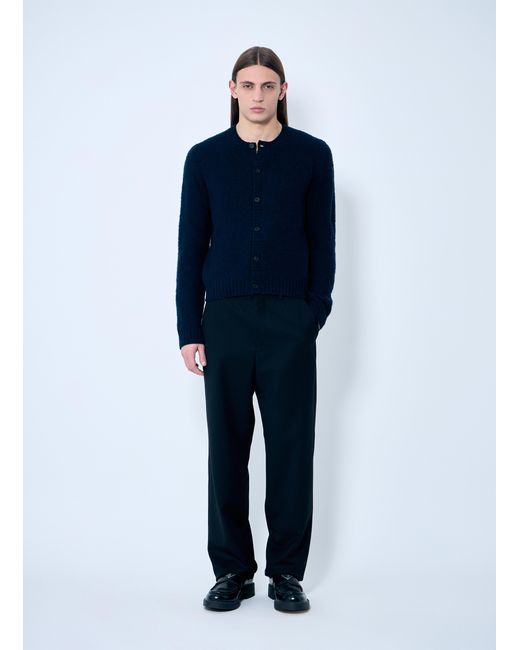 Prada Blue Wool Cardigan for men