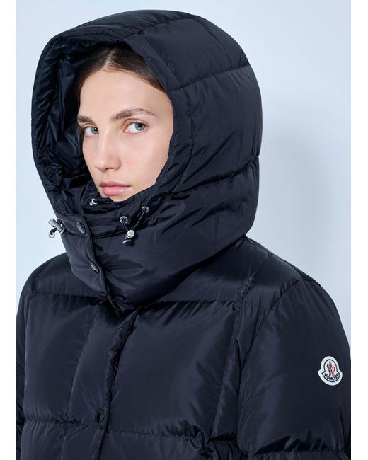 Moncler Blue Castlenew Hooded Down Jacket