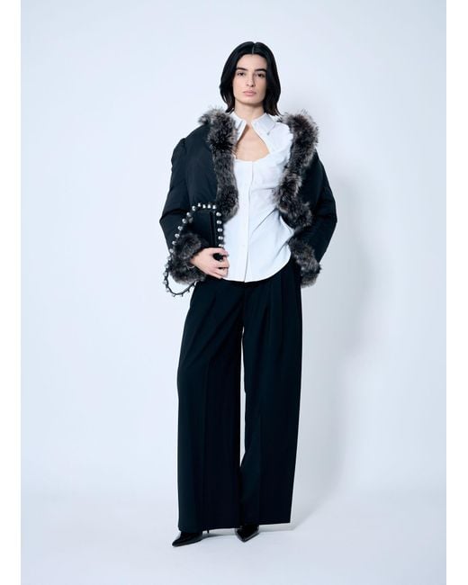 Alexander Wang White Deconstructed Button-Down Shirt