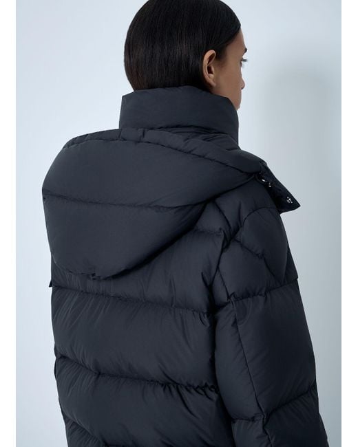 Moncler Blue Maya Short Down Jacket