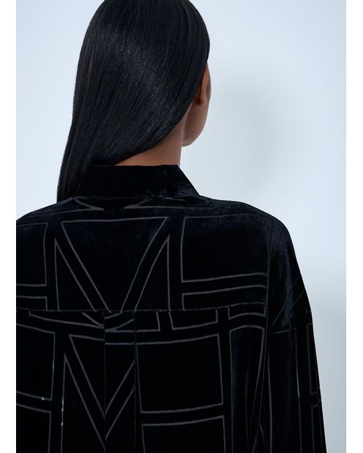 Totême  Blue Devoré Shirt