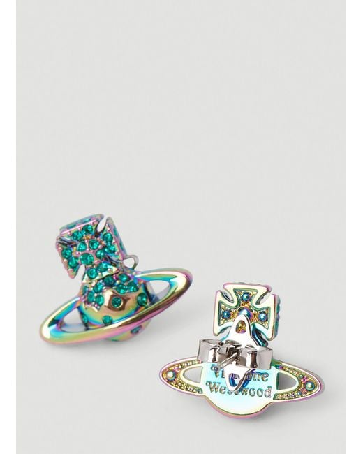 Vivienne Westwood Porfiro Bas Relief Stud Earrings | Lyst
