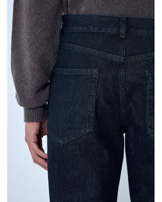 The Row Blue Straight-Leg Denim Jeans for men