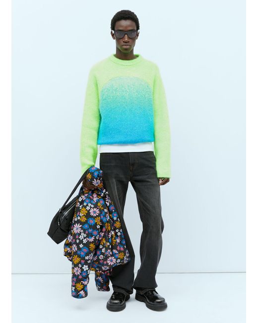 Rainbow sweater mens hotsell