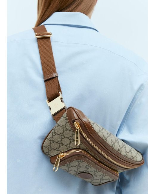 Gucci Blue Gg Large Belt Bag for men