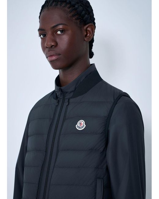 Moncler Blue Verney Short Down Jacket for men