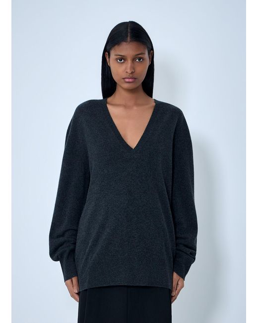 Totême Blue Cashmere Sweater
